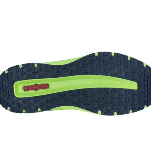 Orthofeet Men's Race Athletic Sneakers Blue / Green - Picture 2 of 6